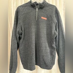 LOVE YOUR MELON quarter zip charcoal gray sweatshirt.  Large